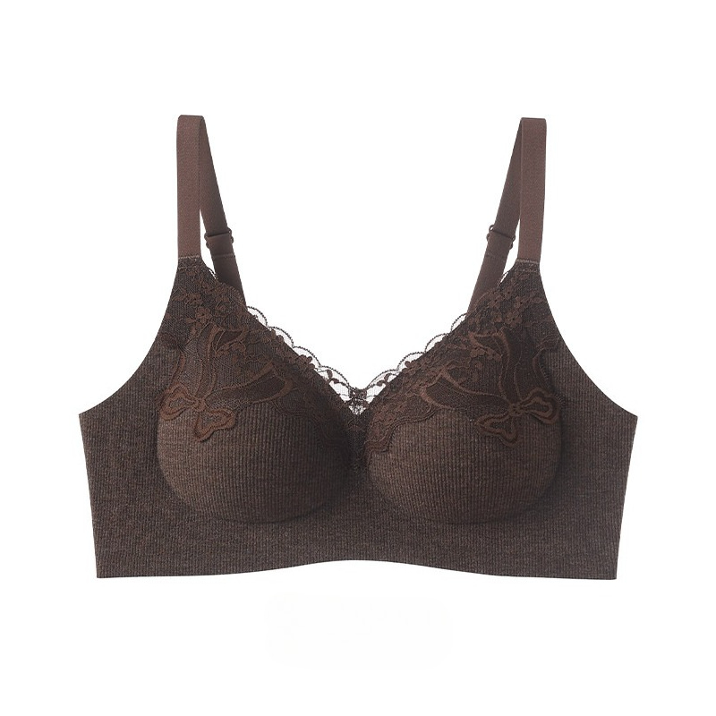Lace Bralette Set - Kadın Moda, Kaburgalı Dantel Sütyen, Balensiz,
