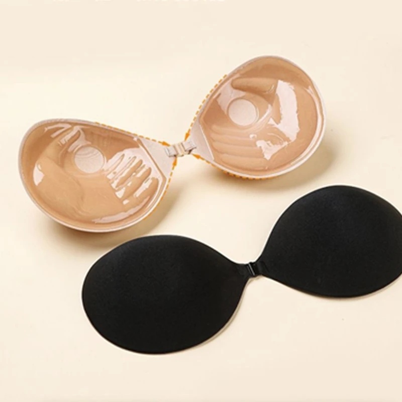 Push Up Bra Silicone - 3 cm Yükseltici Silikon Yapışkanlı Sütyen
