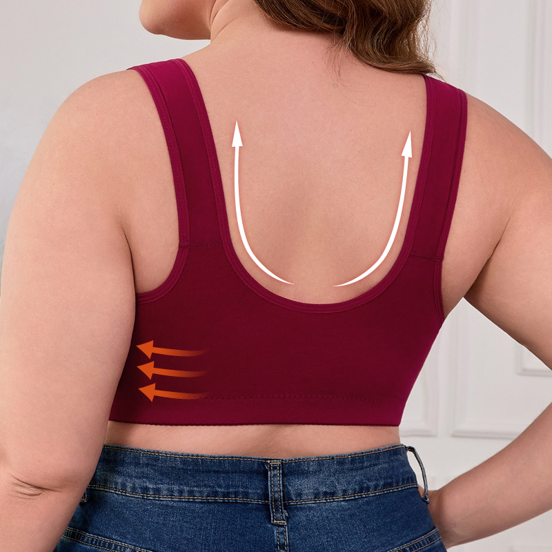 XL-7XL Artı Boyutu Ön Toka Sut - Wirefree Bra Comfort incelemesi ve fiyatı